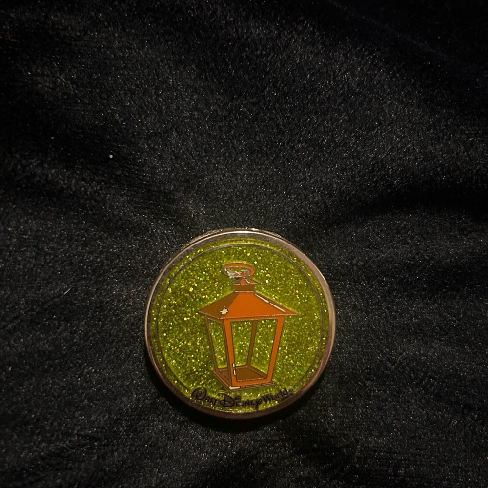 2003 disney tinker bell hinged compact mirror pin